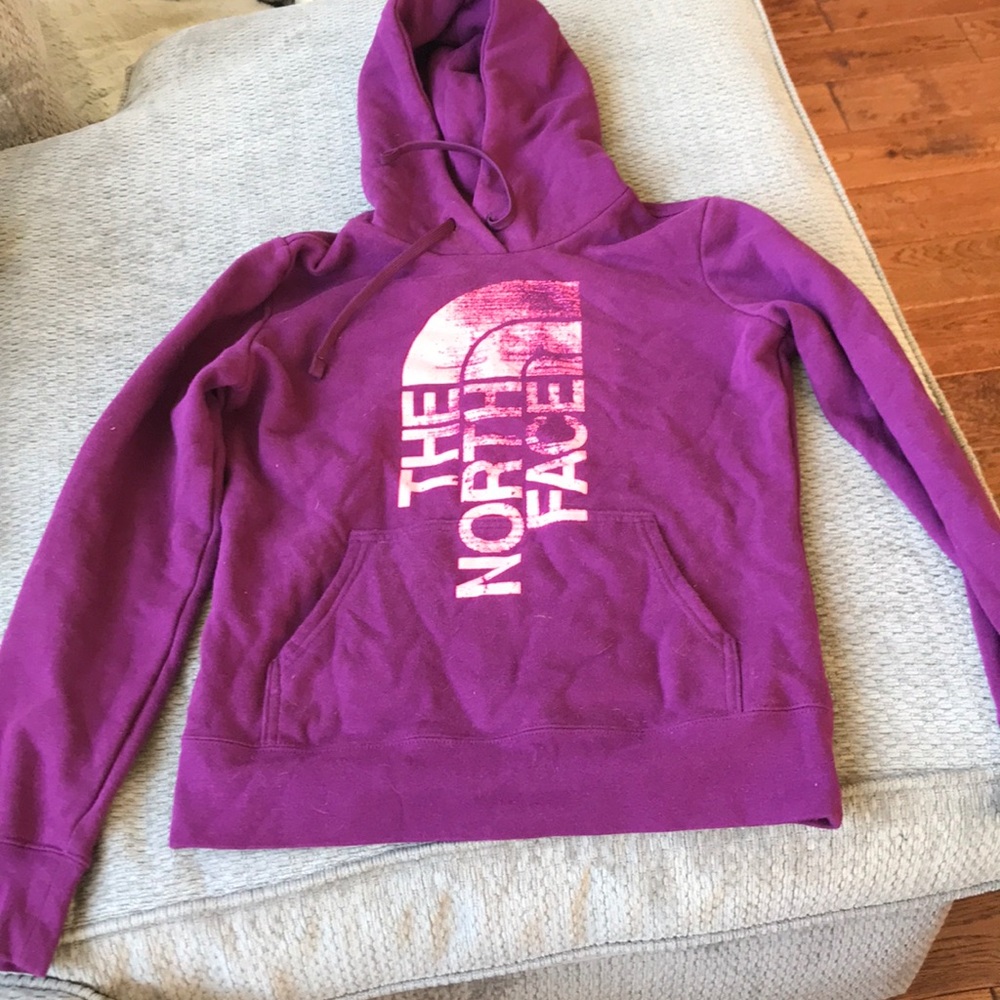 North face hoodie like new
